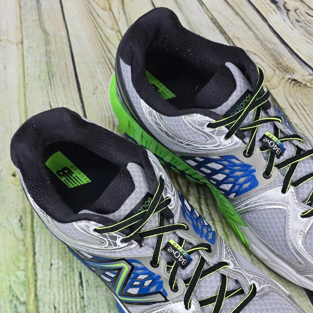New Balance 1340v2 Running Shoes Mens 15 D Silver‎ Blue Lime M1340SB2 Stability